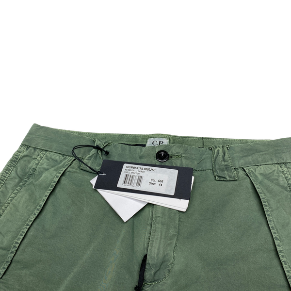 CP Company Green Cargo Shorts