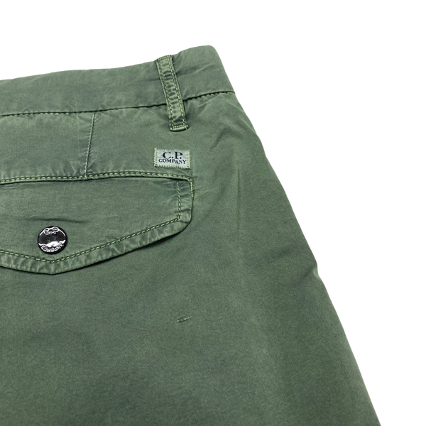CP Company Green Cargo Shorts