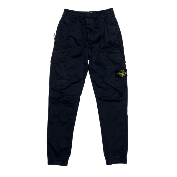 Stone Island 2019 Black Cargo Trousers
