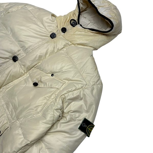 Stone Island Vintage 1996 White Down Filled Puffer Jacket