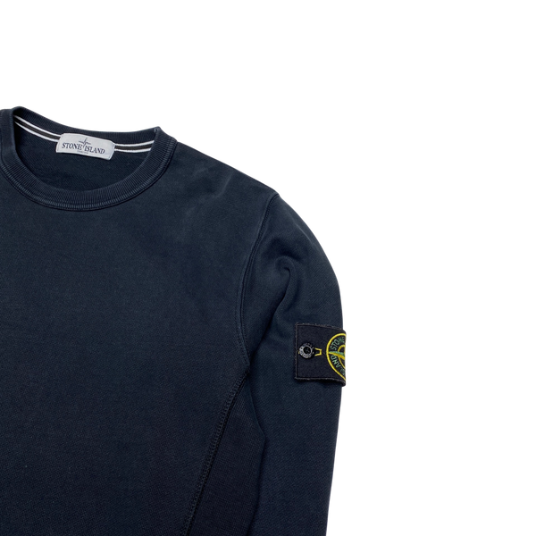 Stone Island 2013 Navy Cotton Crewneck Sweatshirt