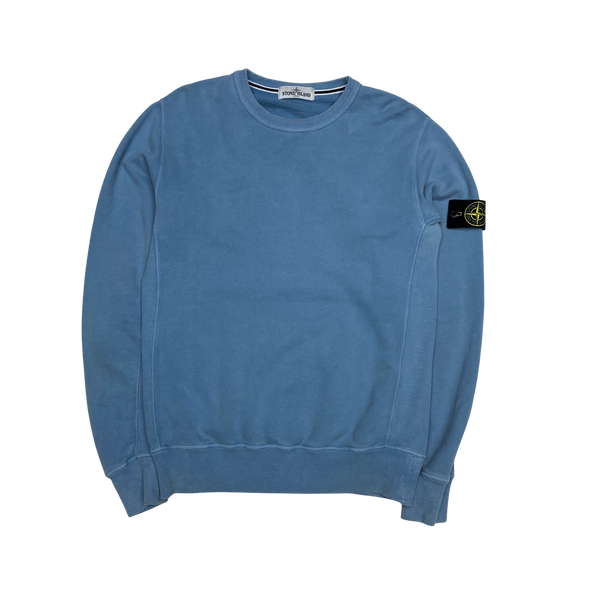 Stone Island 2013 Light Blue Cotton Sweatshirt