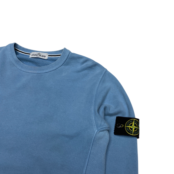 Stone Island 2013 Light Blue Cotton Sweatshirt