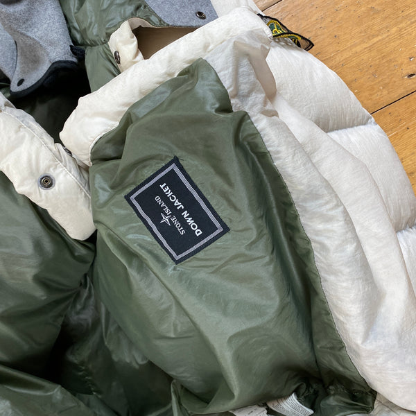 Stone Island 2010 Opaque Nylon Tela Down Jacket
