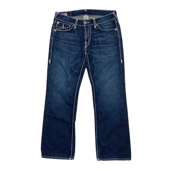 True Religion Ricky Giant Big T Denim Jeans