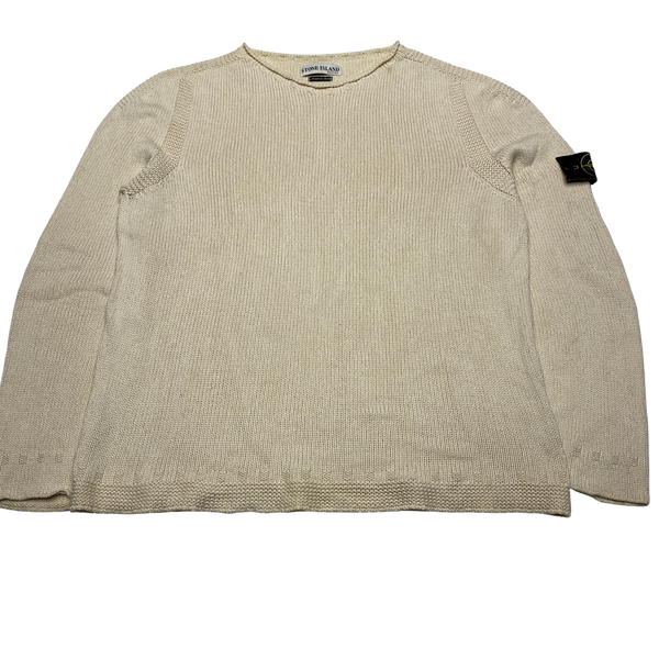 Stone Island Vintage 2003 Fine Knitted Cotton Crewneck