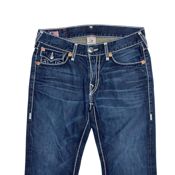 True Religion Ricky Giant Big T Denim Jeans