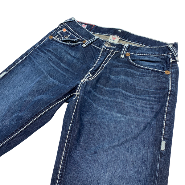 True Religion Ricky Giant Big T Denim Jeans
