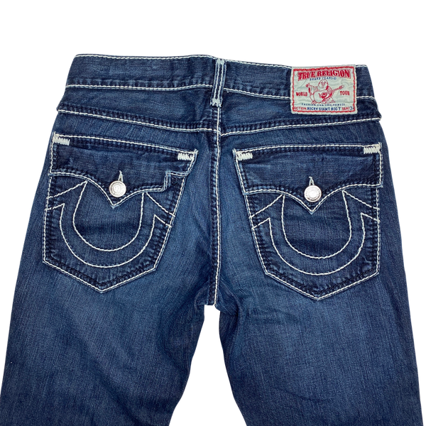 True Religion Ricky Giant Big T Denim Jeans