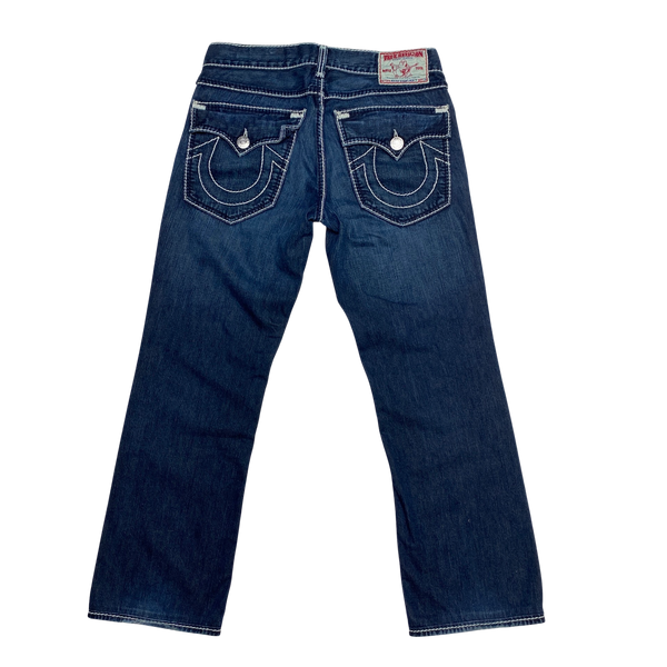 True Religion Ricky Giant Big T Denim Jeans