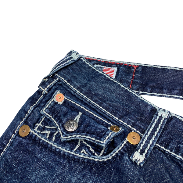 True Religion Ricky Giant Big T Denim Jeans