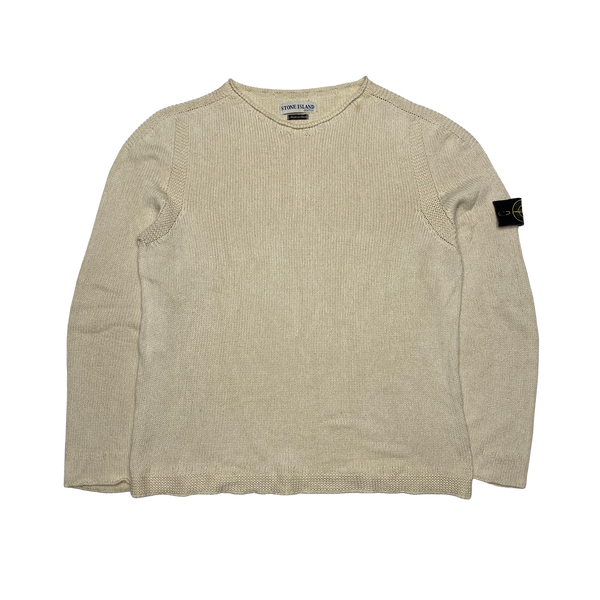 Stone Island Vintage 2003 Fine Knitted Cotton Crewneck