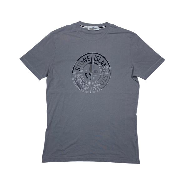 Stone Island 2016 Reflective Logo Cotton T Shirt