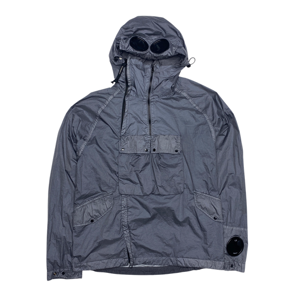 CP Company Grey Nyfoil La Mille Goggle Jacket