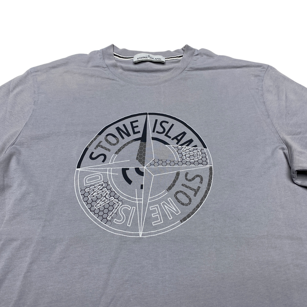 Stone Island 2016 Reflective Logo Cotton T Shirt