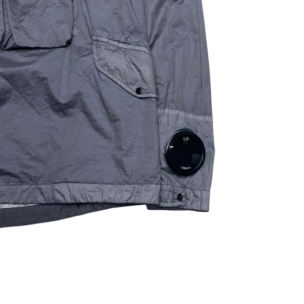 CP Company Grey Nyfoil La Mille Goggle Jacket