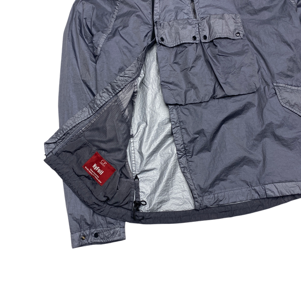 CP Company Grey Nyfoil La Mille Goggle Jacket