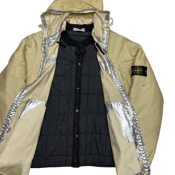 Stone Island 2003 Reversible Silver Raso Spaceman Jacket