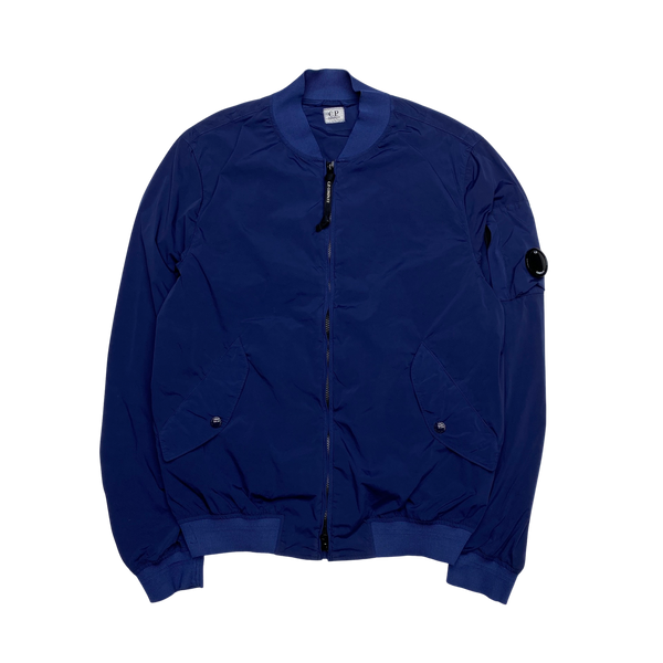 CP Company Navy Blue Nycra Stretch Nylon Jacket