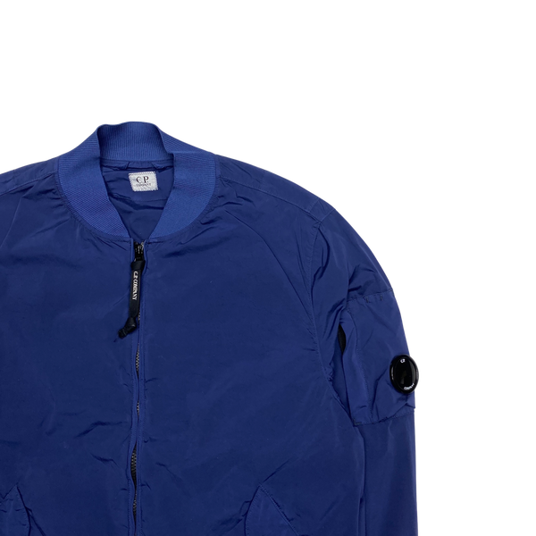 CP Company Navy Blue Nycra Stretch Nylon Jacket
