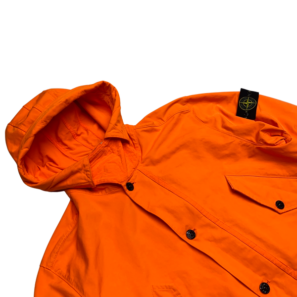 Stone Island Orange 2019 David Fluo Parka Jacket