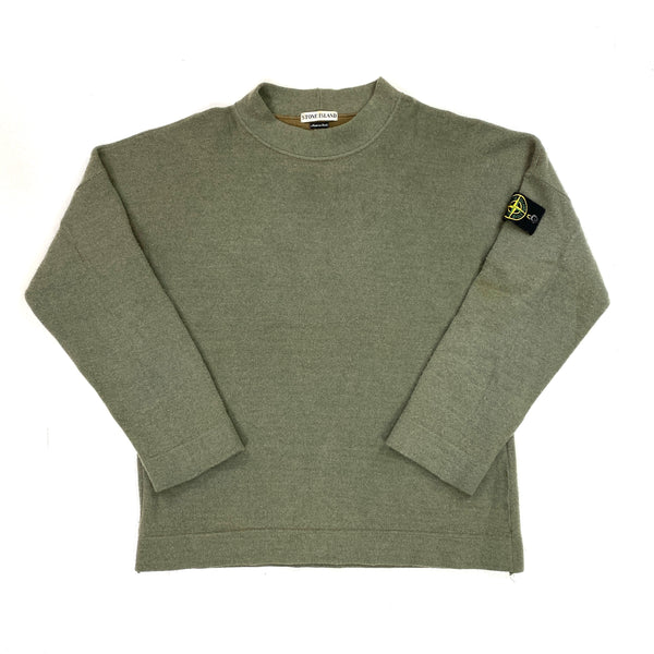 Stone Island Vintage AW2000 Wool Mock Neck Jumper