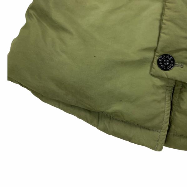 Stone Island Olive Micro Reps Down Filled Parka Jacket