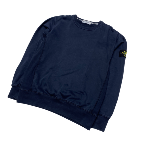 Stone Island 2013 Navy Cotton Crewneck Sweatshirt