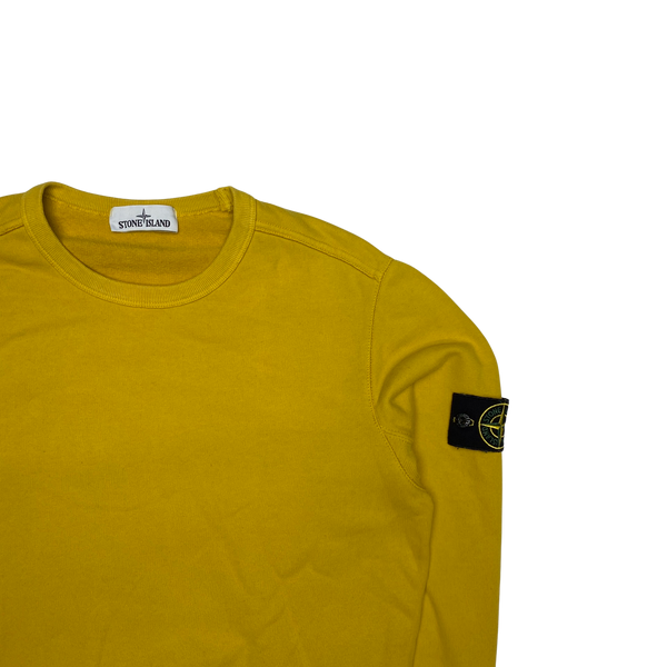 Stone Island 2018 Yellow Cotton Crewneck