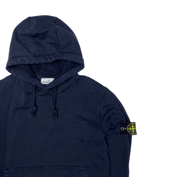 Stone Island 2020 Navy Cotton Pullover Hoodie