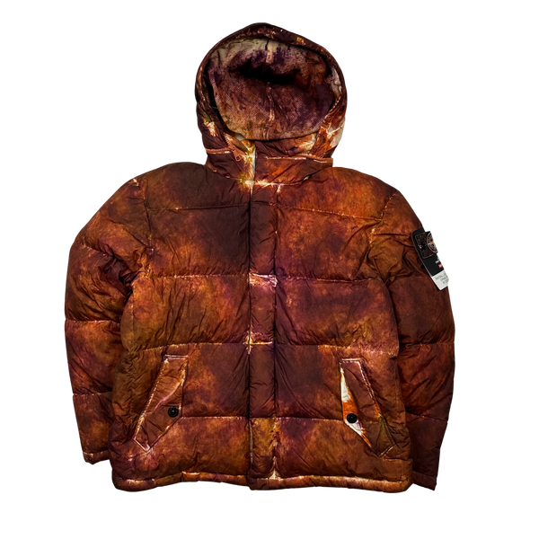 Stone Island x Supreme Paintball Camo Crinkle Reps Puffer Jacket