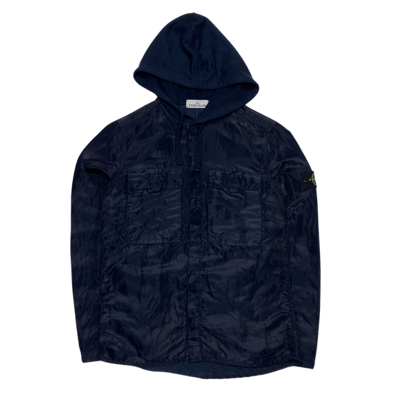 Stone Island Nylon Metal Hooded Cargo Pocket Jacket