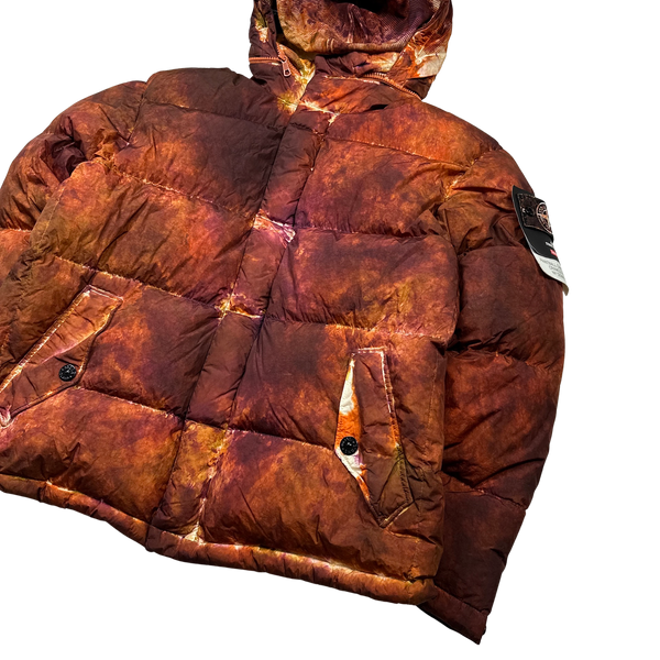Stone Island x Supreme Paintball Camo Crinkle Reps Puffer Jacket