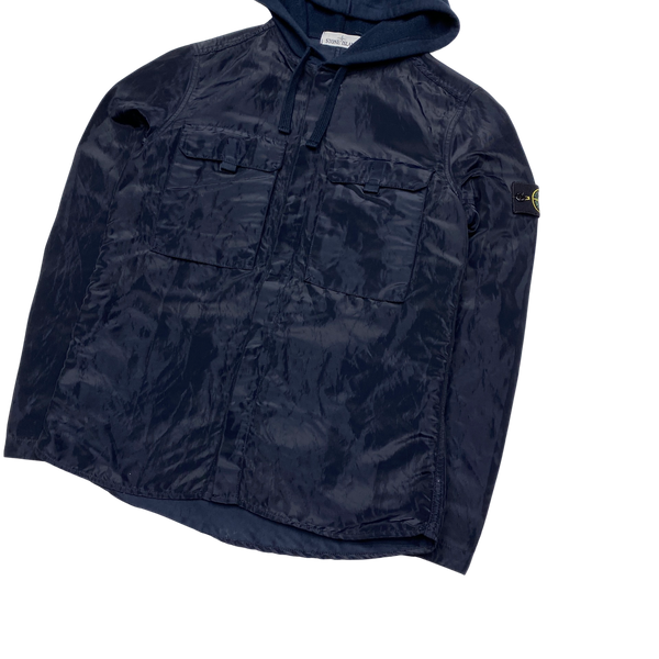Stone Island Nylon Metal Hooded Cargo Pocket Jacket