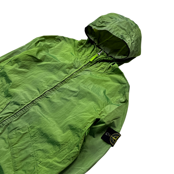 Stone Island 2009 Green Nylon Metal Hooded Jacket - Large
