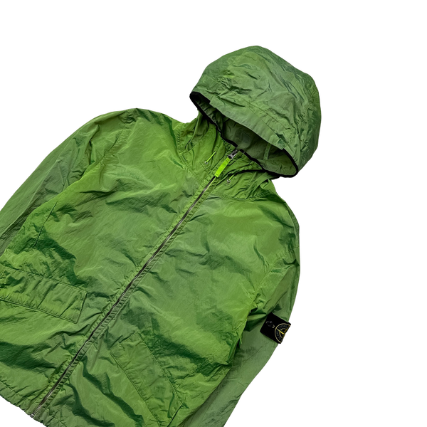 Stone Island 2009 Green Nylon Metal Hooded Jacket - Large