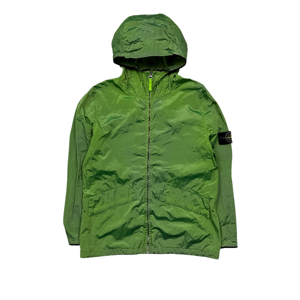 Stone Island 2009 Green Nylon Metal Hooded Jacket - Large
