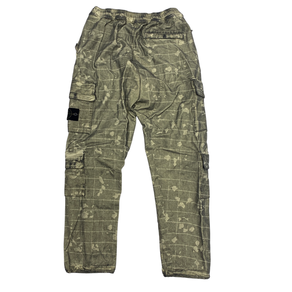 Stone Island Dust Ghillie Laser Camo Cargo Trousers
