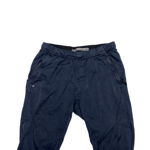 Stone Island 2016 Navy Slim Fit Cotton Joggers