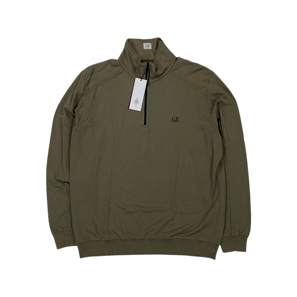 CP Company Khaki High Neck Jumper