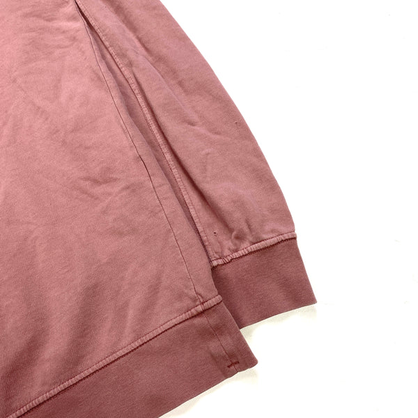 CP Company Dusty Pink Crewneck Spellout Jumper