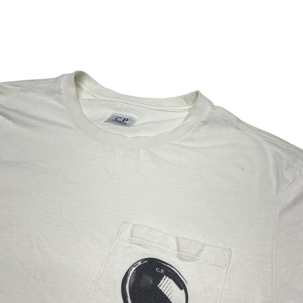 CP Company White Lens T Shirt