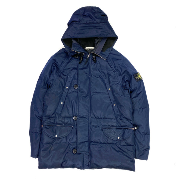 Stone Island Navy Weatherproof Down Parka Jacket