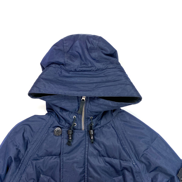 Stone Island Navy Weatherproof Down Parka Jacket