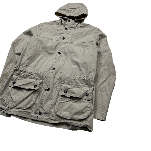 Barbour Cream Parka Jacket - Large