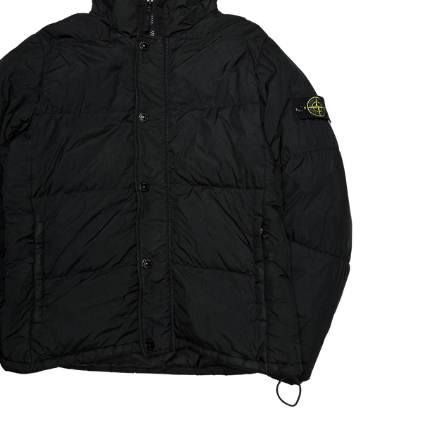 Stone Island 2015 Black Crinkle Reps Puffer Jacket