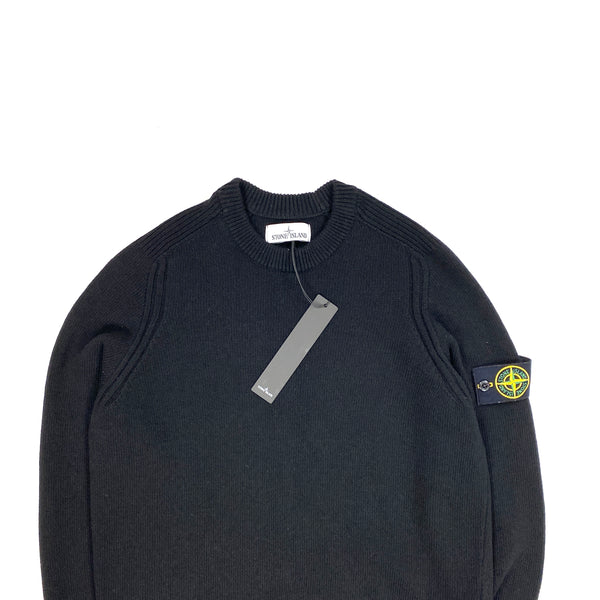 Stone Island Lambs Wool Knit Crewneck Jumper