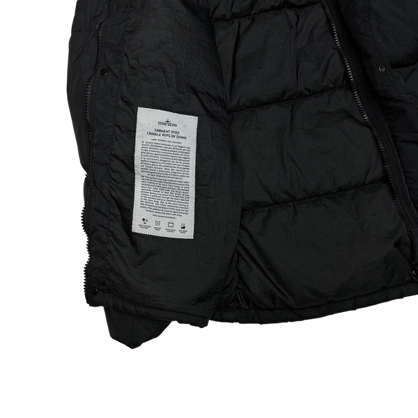 Stone Island 2015 Black Crinkle Reps Puffer Jacket