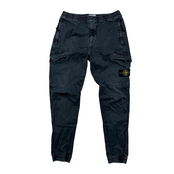 Stone Island 2020 Navy RE T Cargo Trousers - 34"