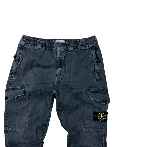 Stone Island 2020 Navy RE T Cargo Trousers - 34"